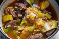 Instant Pot Beef and Cabbage Stew Recipe for Tender Meat