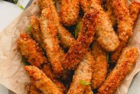 Crispy Fried Pork Strips with Garlic and Soy Glaze