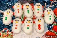 Festive Snowman Nutter Butter Cookies Recipe