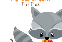 Autumn Animals Activity Pack for Kids: Crafts, Games & Worksheets