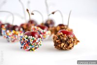 Chocolate-Dipped Champagne Cherries: Elegant Party Dessert Recipe
