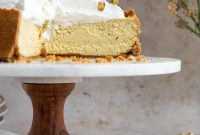 Brown Butter Graham Crust Pistachio Cheesecake Recipe