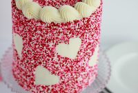 Sprinkle Heart Cake Recipe: Cute Layered Vanilla Dessert