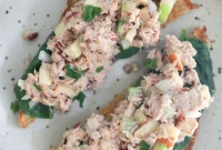 Apple Tuna Salad with Greek Yogurt Dressing for Light Lunch