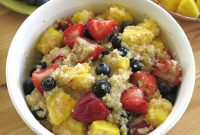 Quinoa Fruit Salad with Honey-Lime Dressing for Summer Meals