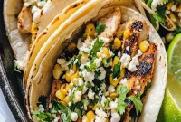 Mexican Street Corn Chicken Tacos: Flavorful Grilled Recipe