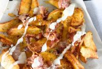 Crispy Bacon Cheddar Fries Made in the Air Fryer