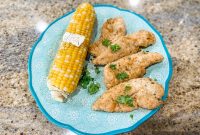 Crispy Oven-Baked Chicken Tenders with Garlic Herb Crust
