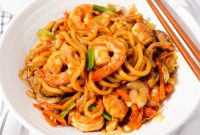 Shrimp Yaki Udon Recipe: Savory Stir-Fried Udon with Shrimp