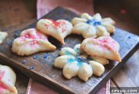 Buttery Spring Cookie Press Cookies for Easter Celebrations