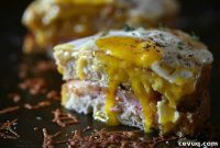 Croque Madame Sandwich with Fried Egg – Classic French Cafe Recipe