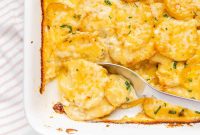 Cheesy Scalloped Potatoes Without Roux — Creamy Oven-Baked Recipe
