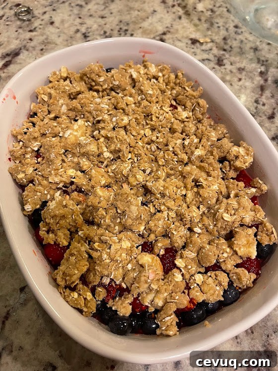 gluten-free berry crisp