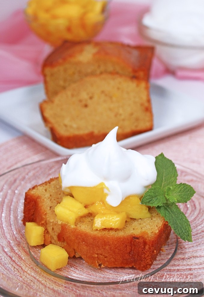 Easy Mango Loaf Cake