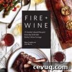 Fire + Wine Cookbook Cover