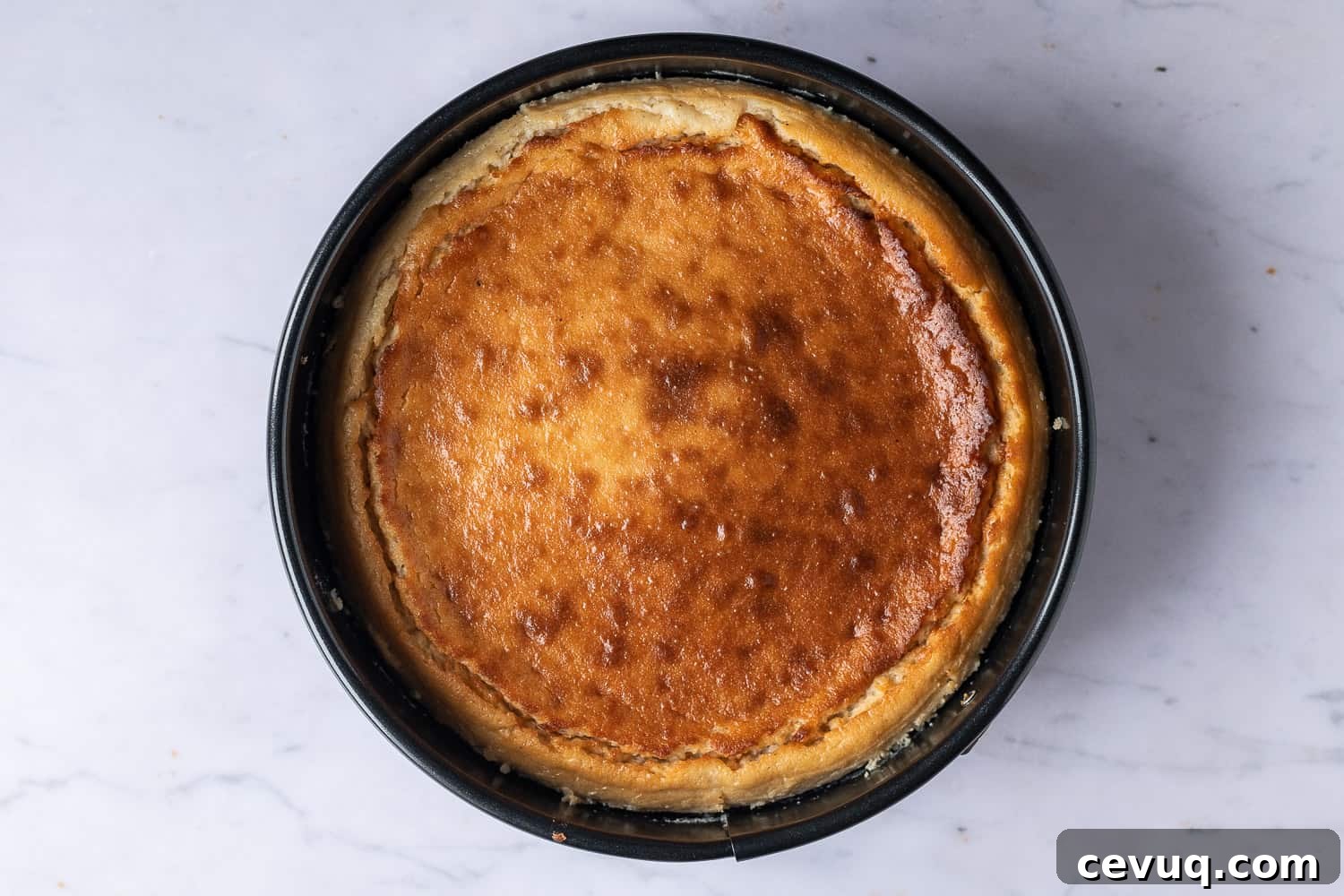 step 5 - baking the cheesecake