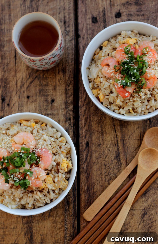 Ginger Shrimp Fried Rice