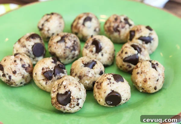 Coconut & Chocolate Chip Cookie Dough Bites