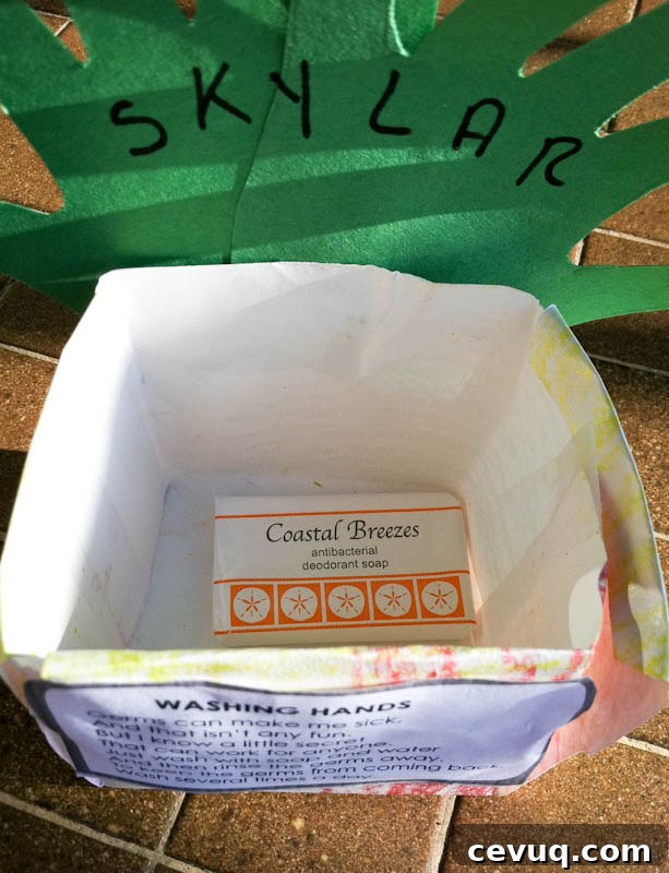 Coastal breezes soap inside of box