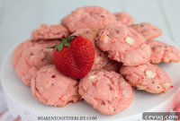 Double Strawberry White Chocolate Chip Cookies Recipe