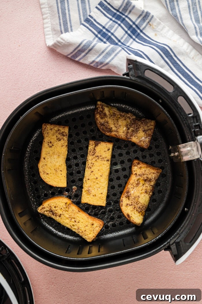 French toast sticks in the air fryer