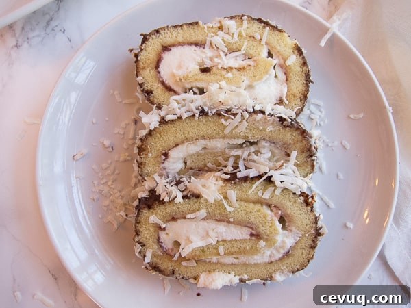 Australian Lamington Swiss Roll Recipe – Classic Coconut & Chocolate Cake 3 img 1258 2
