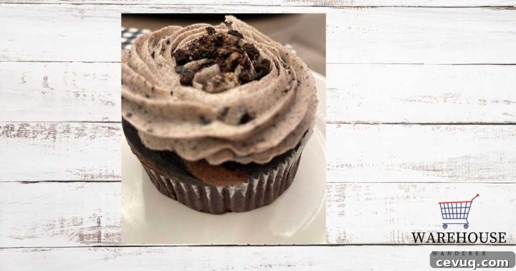 Costco Cookies N Cream Mini Cakes Closeup View