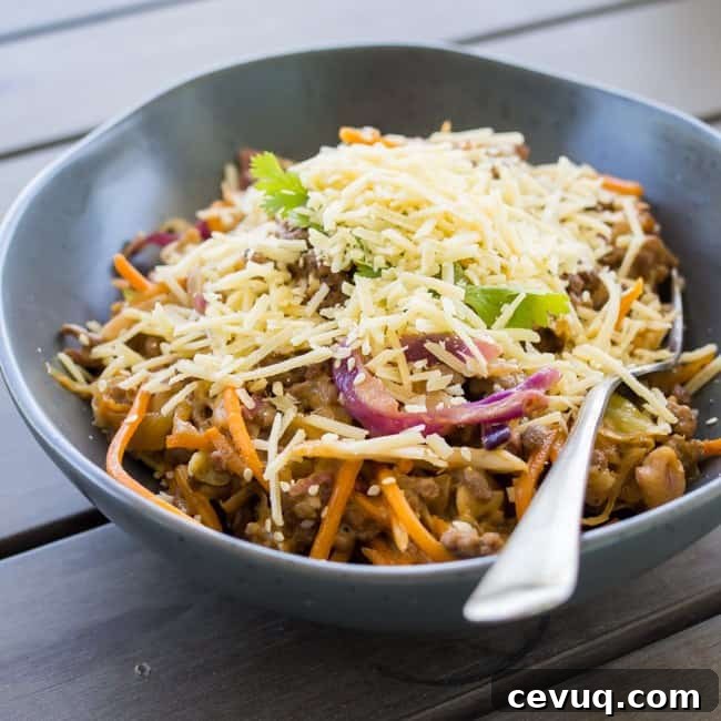 keto slaw with parmesan cheese