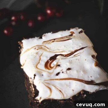 Dulce de Leche Fluff Brownies | Kita Roberts PassTheSushi.com