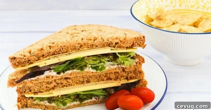 Sage and onion cheese sandwiches.