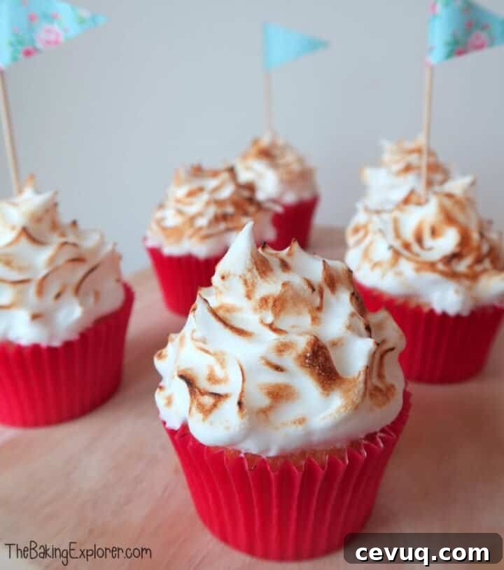Queen of puddings cupcakes.
