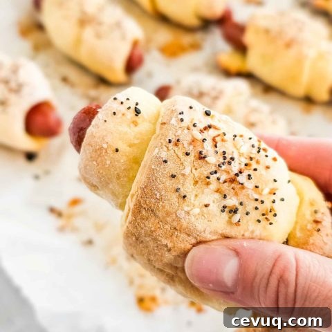hot dog wrapped in soft and fluffy dough