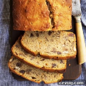 Sweet Potato Bread sliced and served on a wooden board