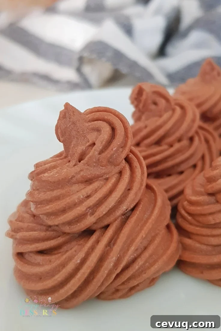 Rich Chocolate Buttercream Recipe for Perfect Cake Frosting 3 Chocolate buttercream frosting