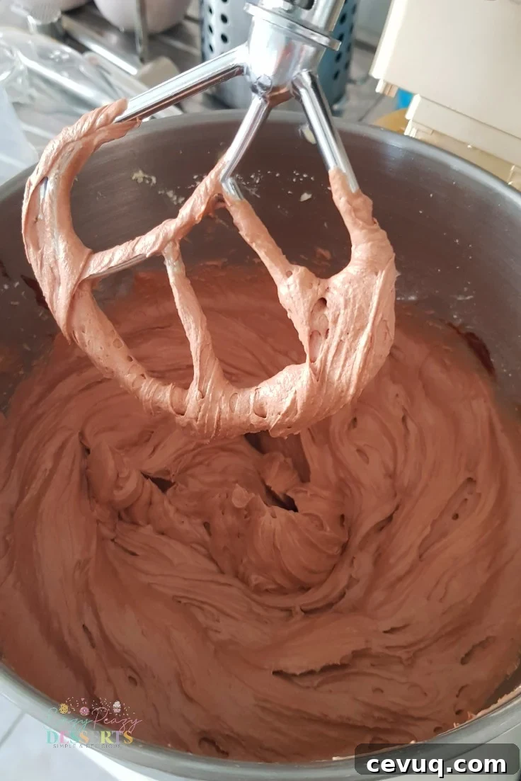 Rich Chocolate Buttercream Recipe for Perfect Cake Frosting 4 Chocolate buttercream icing