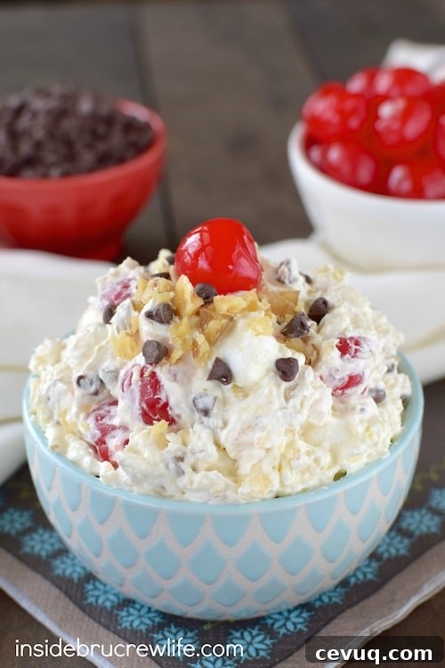 Banana Split Fluff Salad