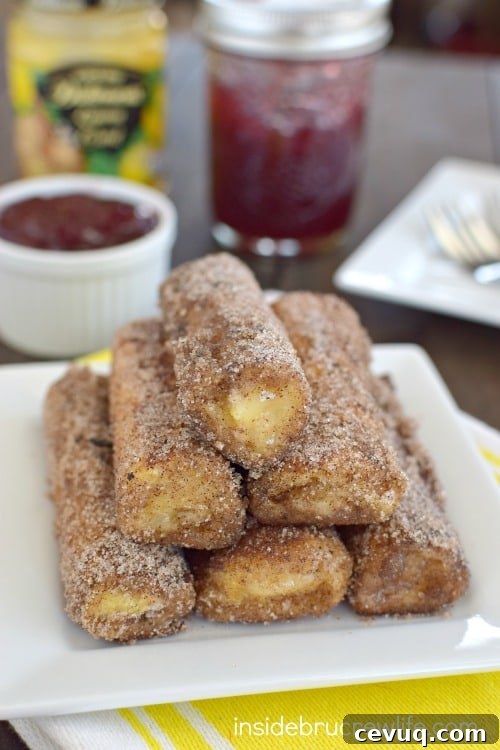 Lemon Cheesecake French Toast Roll Ups