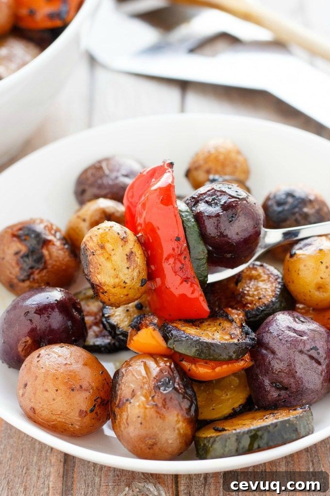 BBQ Potatoes and Vegetable Medley - The Cookie Writer