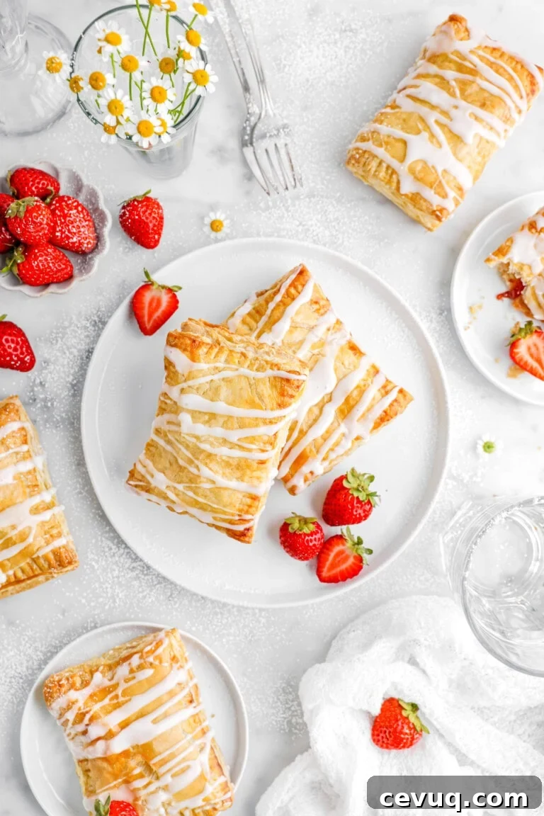 strawberry toaster strudel