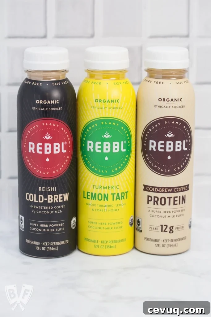 Lemon-Dill Chickpea Salad with Fresh Herb Vinaigrette 4 3 new flavors of REBBL: Reishi Cold-Brew, Turmeric Lemon Tart, and Cold-Brew Protein. #REBBLTribe #ad