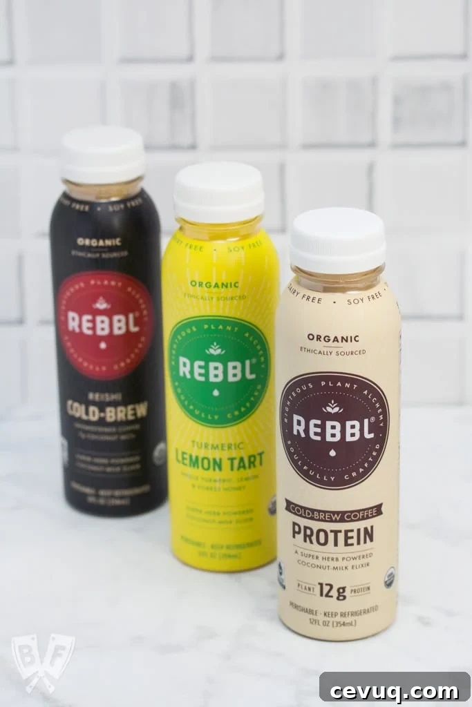 Lemon-Dill Chickpea Salad with Fresh Herb Vinaigrette 8 3 new flavors of REBBL: Reishi Cold-Brew, Turmeric Lemon Tart, and Cold-Brew Protein. #REBBLTribe #ad