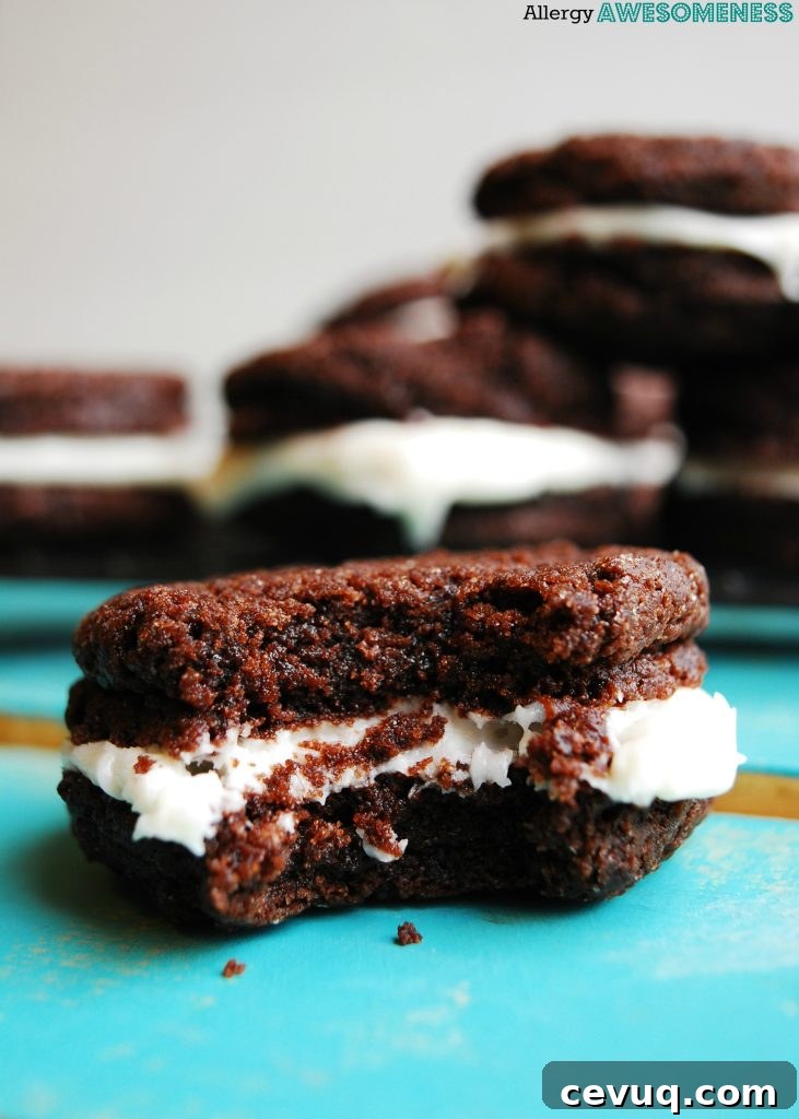 Allergy-Friendly Vegan Oreos — Top 8 Allergen-Free Homemade Recipe 2 Allergy-friendly Homemade Oreo Recipe by AllergyAwesomeness.com