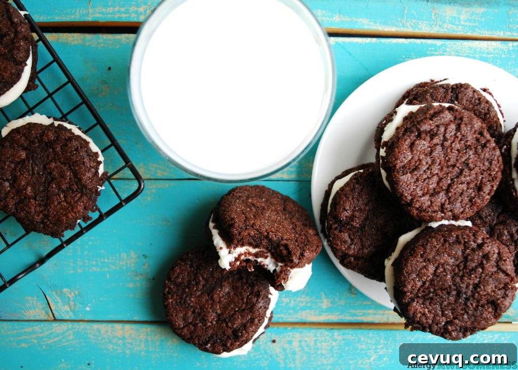 Allergy-Friendly Vegan Oreos — Top 8 Allergen-Free Homemade Recipe 4 Allergy-friendly Homemade Oreo Recipe by AllergyAwesomeness.com