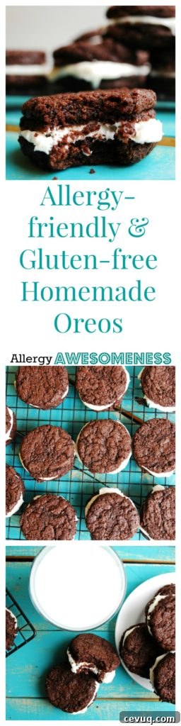 Allergy-Friendly Vegan Oreos — Top 8 Allergen-Free Homemade Recipe 9 Allergy-friendly and gluten-free homemade oreos. Cookie recipe by AllergyAwesomeness.com