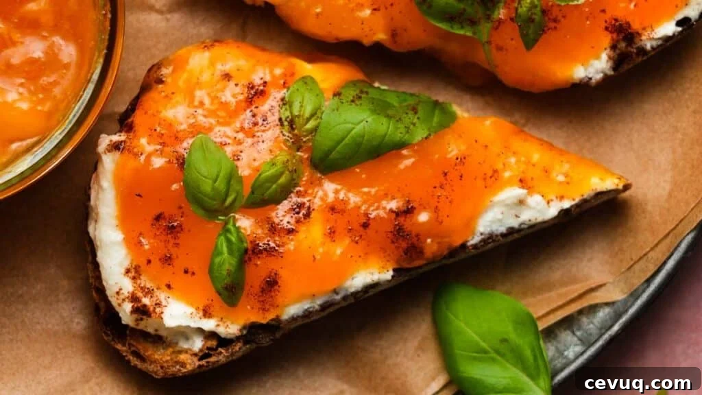 Ricotta Toast with Mango Apricot Jam