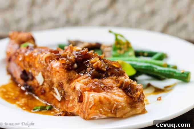 Grilled Salmon with Simple Homemade Teriyaki Sauce