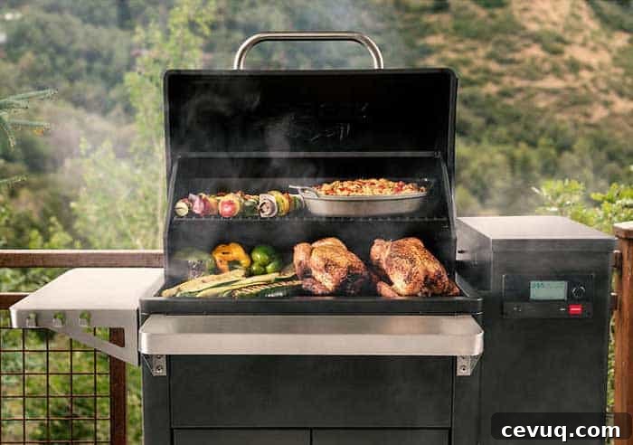 traeger silverton cooking space grill surface