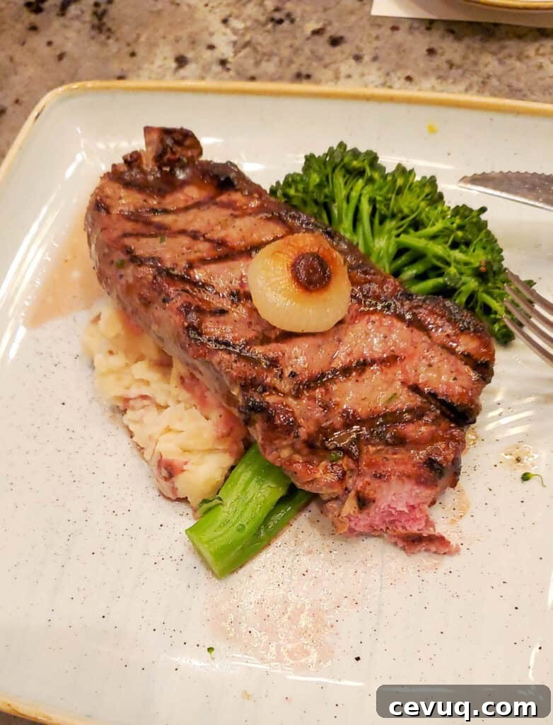 New York Strip Steak from Grand Floridian Cafe.