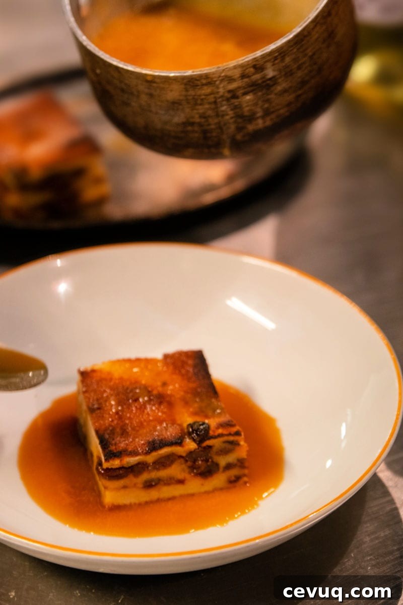 pin bread pudding with whiskey sauce