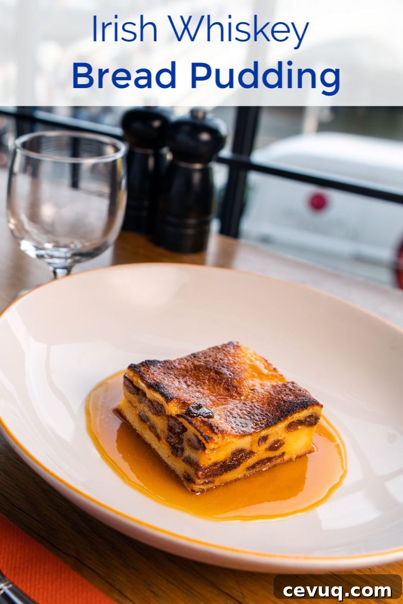 pin irish bread pudding